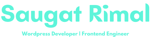Saugat Rimal | WordPress Developer, Frontend Developer | Web Designer based in Nepal